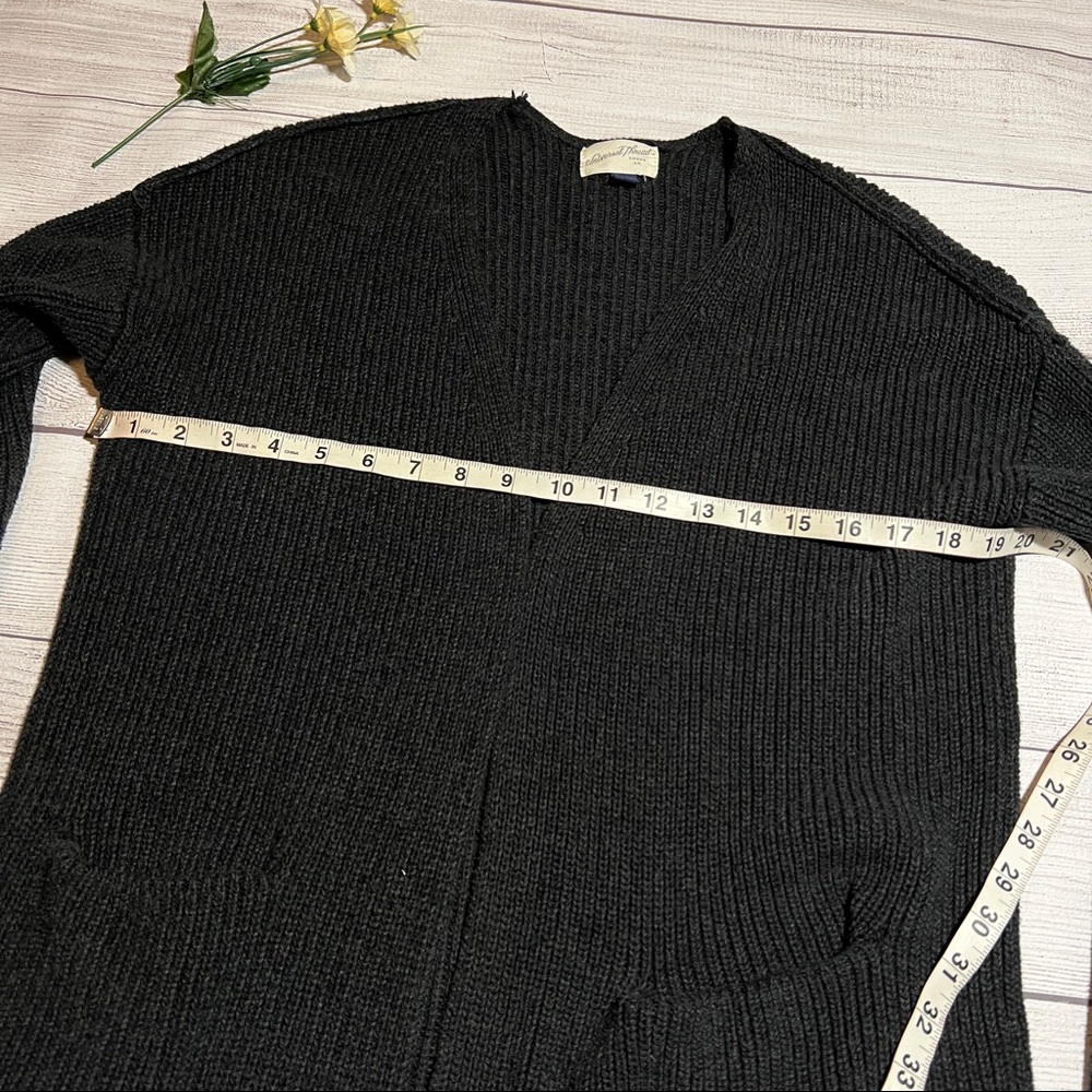 Universal Thread Knitted Open Front Cardigan - image 8